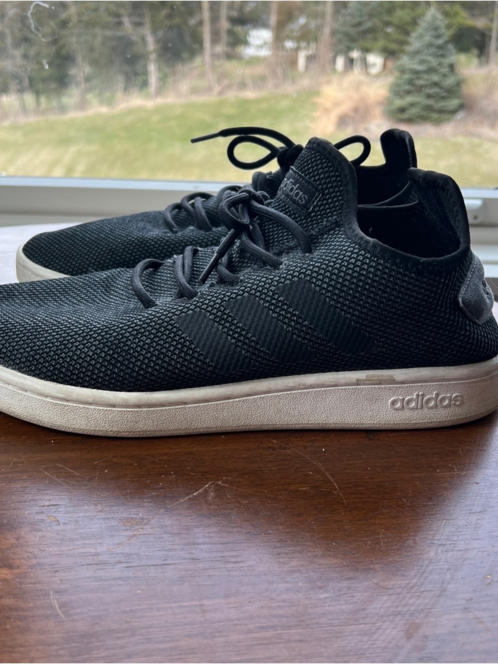 Adidas Men’s Black Cloudform Comfort Shoes/Sneakers-size 10